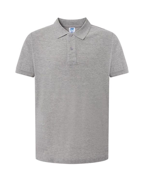 Koszulka polo grey melange męska z haftem nadrukiem logo firmy 210g PORA 210 kolor GM koszulka polojhktshirt_pora210_gm_side (2) (Copy).jpg