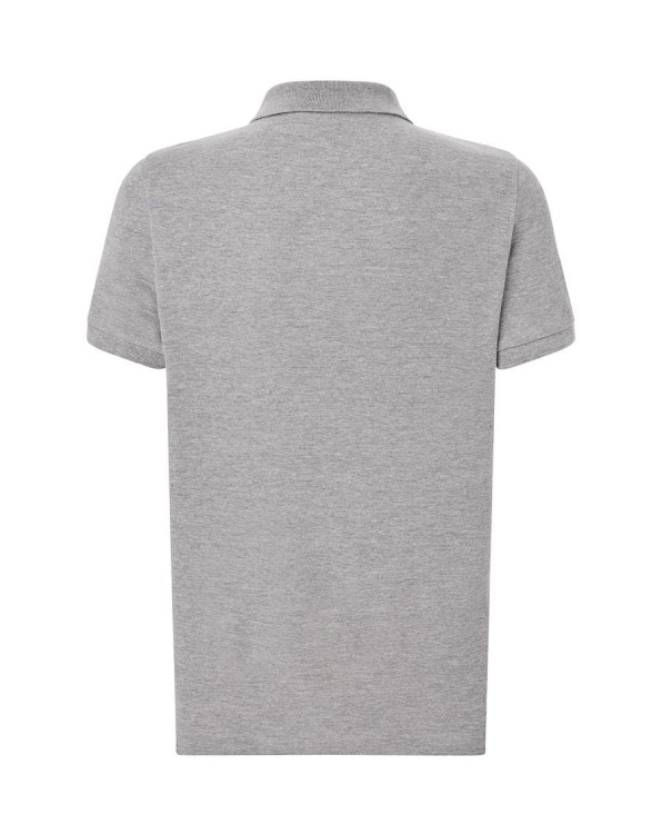 Koszulka polo grey melange męska z haftem nadrukiem logo firmy 210g PORA 210 kolor GM koszulka polojhktshirt_pora210_gm_side (3) (Copy).jpg
