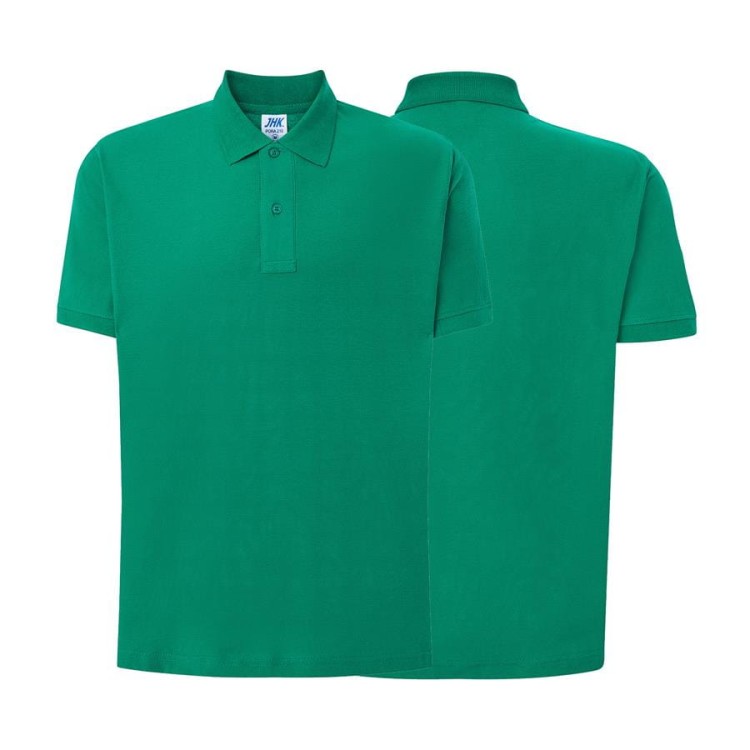Koszulka polo kelly green męska z haftem nadrukiem logo firmy 210g PORA 210 kolor KG koszulka polo (Copy).jpg
