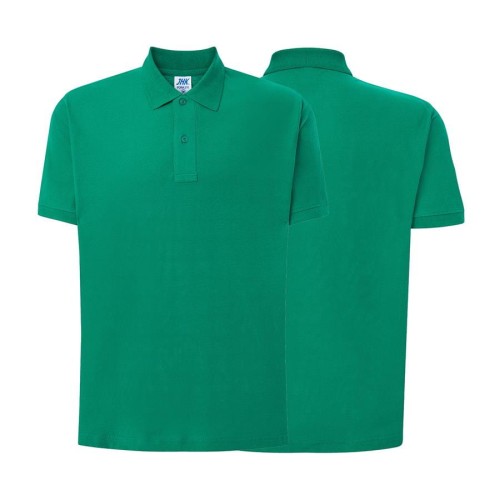 Koszulka polo kelly green męska z haftem nadrukiem logo firmy 210g PORA 210 kolor KG koszulka polo (Copy).jpg