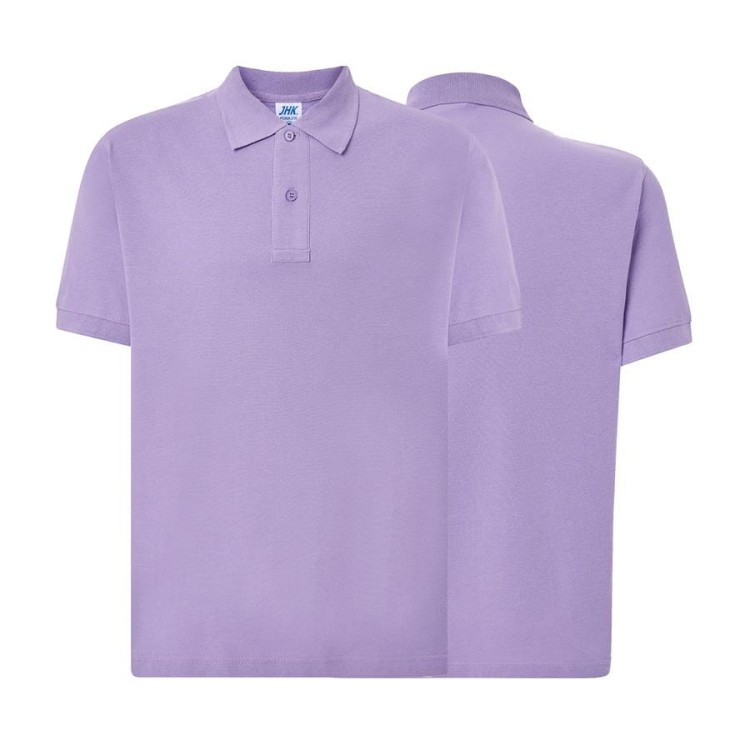 Koszulka polo lavender męska z haftem nadrukiem logo firmy 210g PORA 210 kolor LV koszulka polo (Copy).jpg