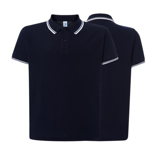 Koszulka polo navywhite męska z haftem nadrukiem logo firmy 210g PORA 210 kolor NYWH koszulka polo (Copy).jpg