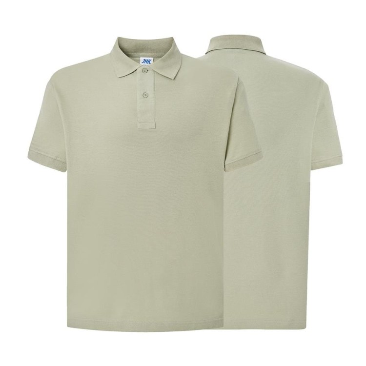 Koszulka polo pale green męska z haftem nadrukiem logo firmy 210g PORA 210 kolor PG koszulka polo (Copy).jpg