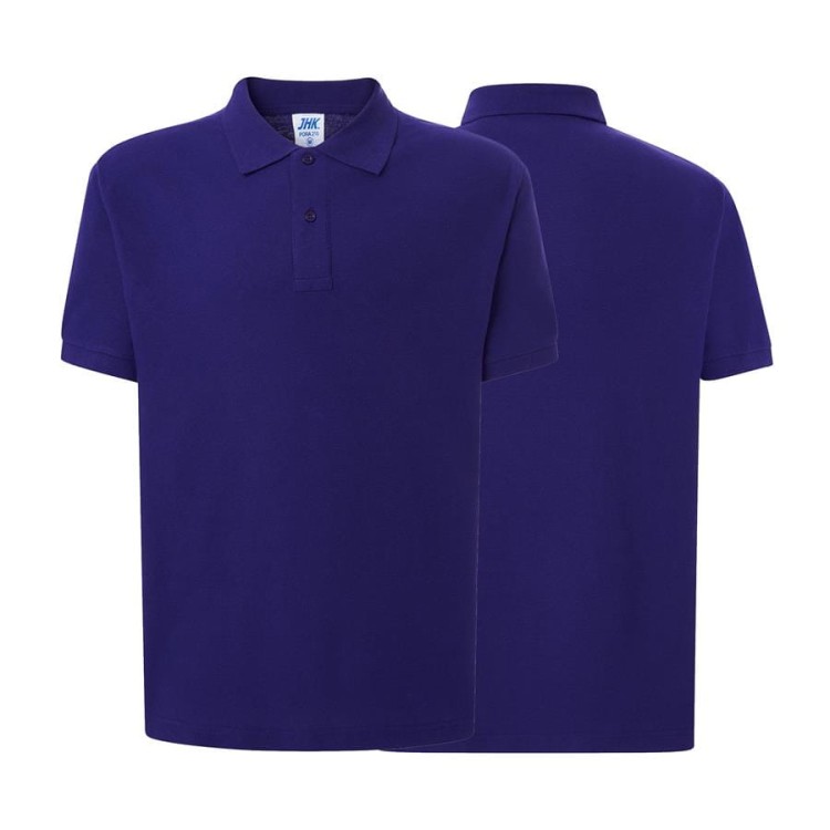 Koszulka polo purple męska z haftem nadrukiem logo firmy 210g PORA 210 kolor PU koszulka polo (Copy).jpg