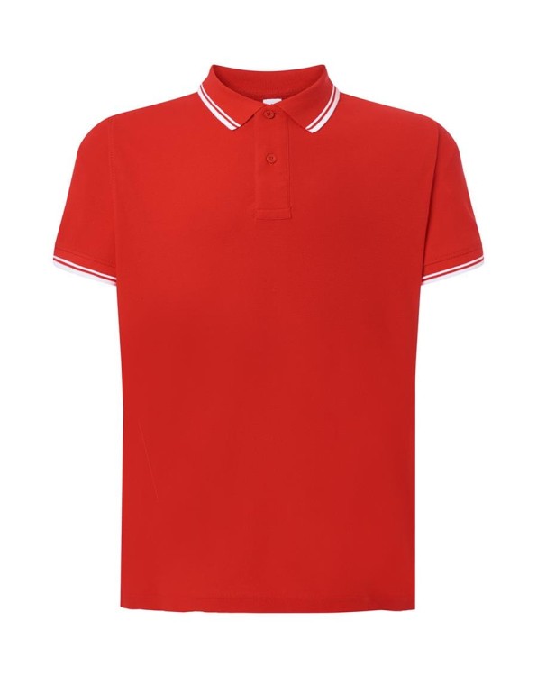 Koszulka polo redwhite męska z haftem nadrukiem logo firmy 210g PORA 210 kolor RDWH koszulka polojhktshirt_pora210_rdwh_side (2) (Copy).jpg