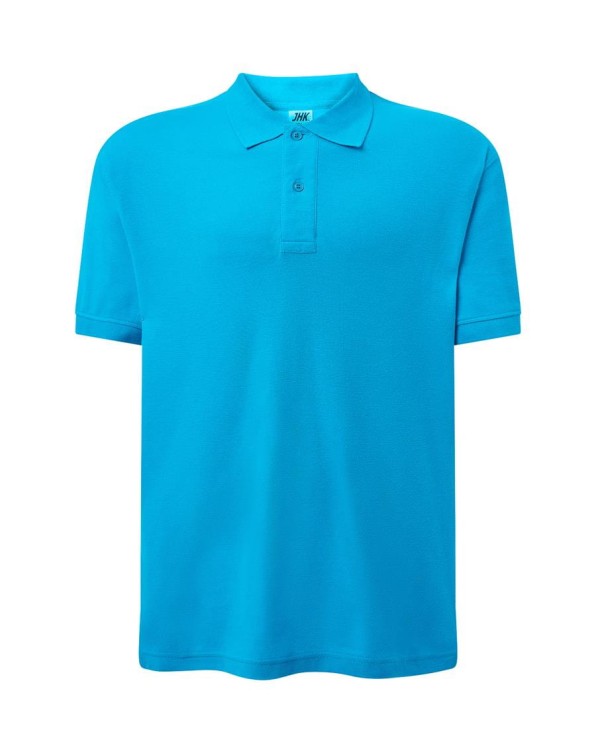 Koszulka polo turquoise męska z haftem nadrukiem logo firmy 210g PORA 210 kolor TU koszulka polojhktshirt_pora210_tu_side (2) (Copy).jpg