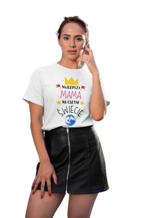 Koszulka dla Mamy na Dzień Mamy zestaw z kubkiem z nadrukiem najlepsza mama na całym świecie kolor biały (4).jpg