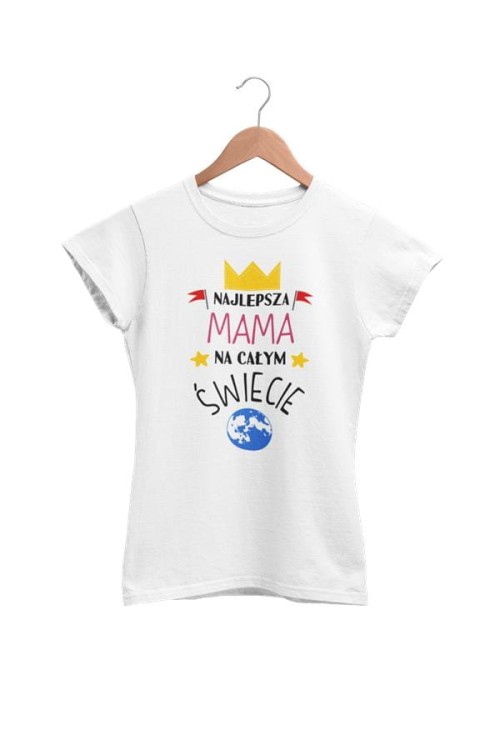 Koszulka dla Mamy na Dzień Mamy zestaw z kubkiem z nadrukiem najlepsza mama na całym świecie kolor biały (1).jpg