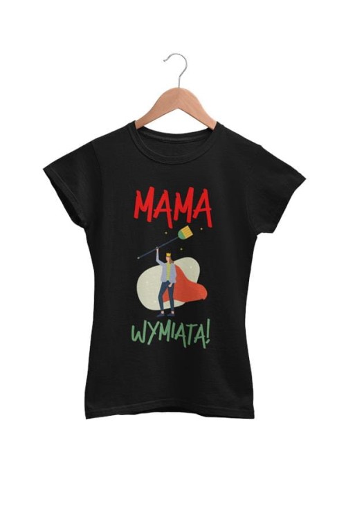 Koszulka dla Mamy na Dzień Mamy zestaw z kubkiem z nadrukiem mama wymiata kolor czarny (3).jpg