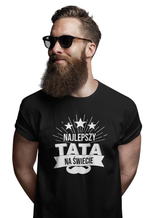 Koszulka dla Mamy i Taty na Dzień Matki i Ojca z napisem Najlepsza mama na świecie i Najlepszy tata na świecie w kolorze czarnym (1).jpg