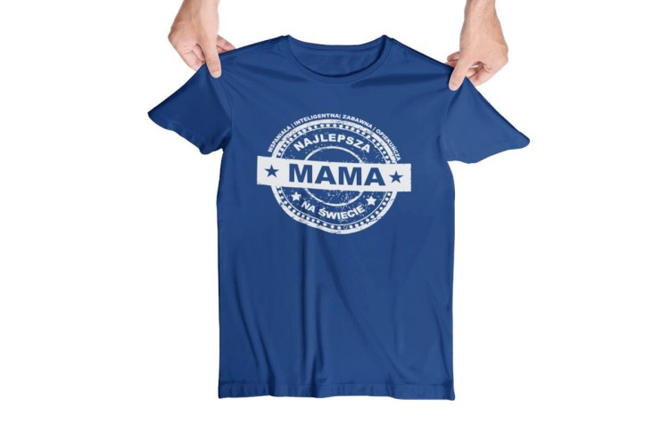 Koszulka dla Mamy i Taty na Dzień Matki i Ojca z napisem Najlepsza Mama na świecie i Najlepszy Tata na świecie w kolorze granatowym (2).jpg