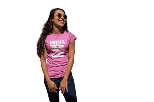 Koszulka dla Mamy na Dzień Mamy zestaw z kubkiem Mama jednostka do zadań specjalnych super bohaterów różowy (1).jpg