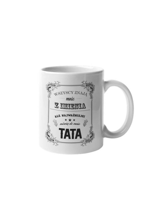 Koszulki dla Rodziców na Dzień Mamy i Taty zestaw z kubkami z napisem Wszyscy znają mnie z imienia, ale najważniejsi mówią do mnie mama i Wszyscy znają mnie z imienia,.jpg