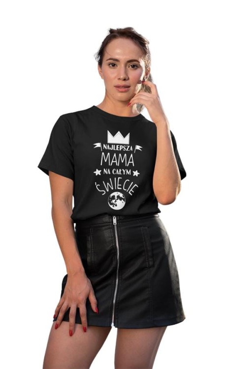 Koszulka dla Mamy na Dzień Mamy zestaw z kubkiem z nadrukiem najlepsza mama na całym świecie kolor czarny (2).jpg