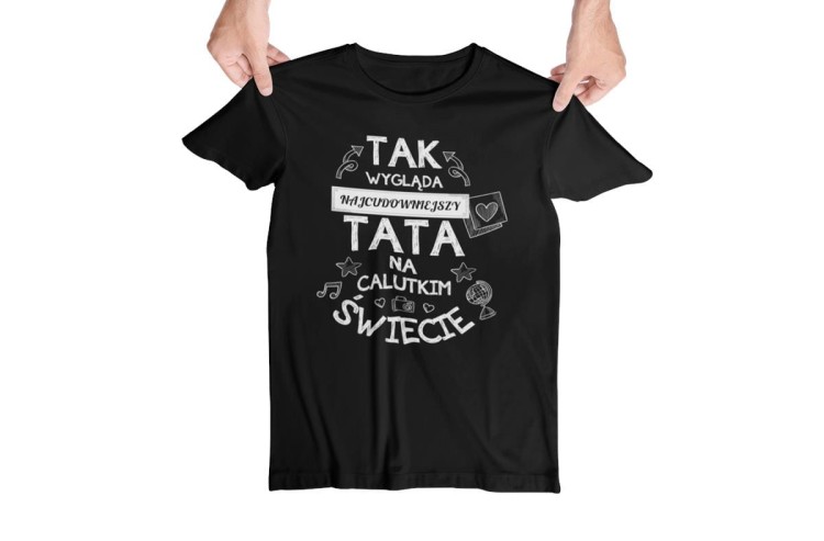 Koszulki dla Rodziców na Dzień Mamy i Taty zestaw z kubkami z napisem Tak wygląda najcudowniejsza mama na calutkim świecie i Tak wygląda najcudowniejszy tata na calutkim świec (6).jpg