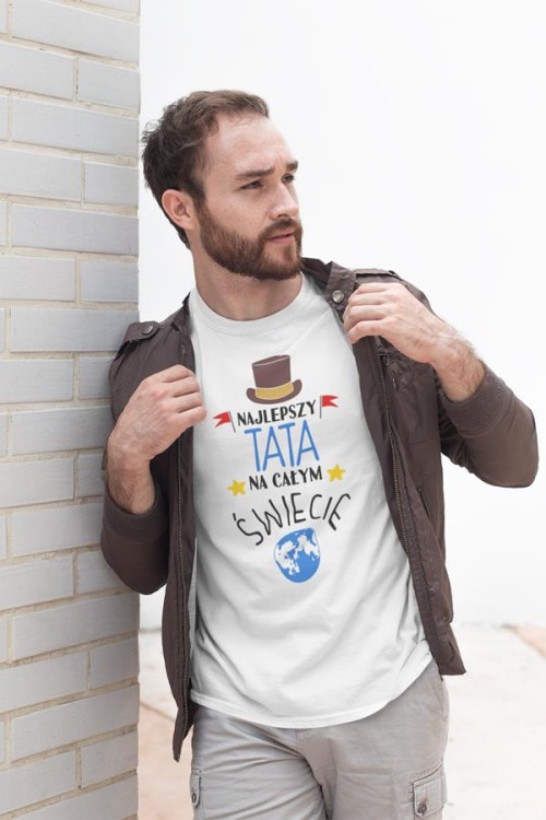 Koszulki dla Rodziców na Dzień Mamy i Taty zestaw z kubkami z napisem Najlepsza mama na całym świecie i Najlepszy tata na całym świecie w kolorze białym (4).jpg