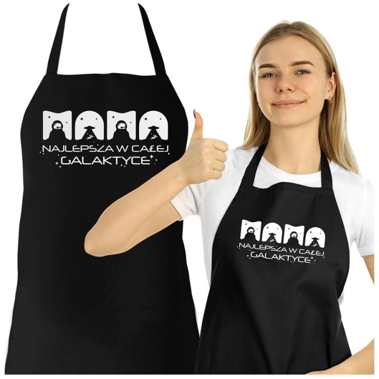 Fartuch dla Mamy na prezent na Dzień Matki z napisem Mama najlepsza w całej galaktyce (2).jpg
