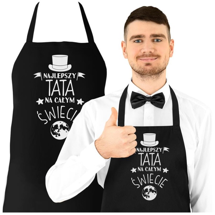 Fartuch dla Taty na prezent na Dzień Ojca z napisem Najlepszy tata na całym świecie (2).jpg