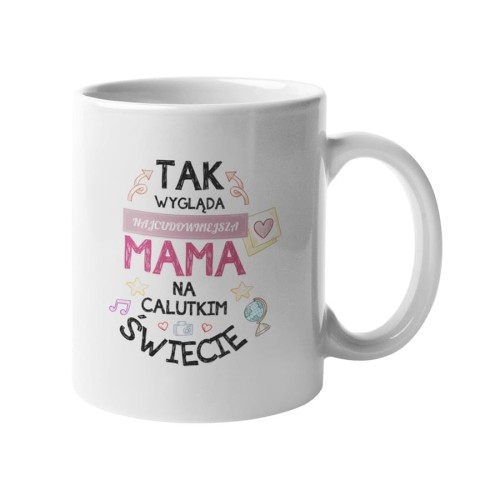 Kubek dla mamy prezent na Dzień Matki kubek z napisem Tak wygląda najcudowniejsza mama na całym świecie (2).jpg