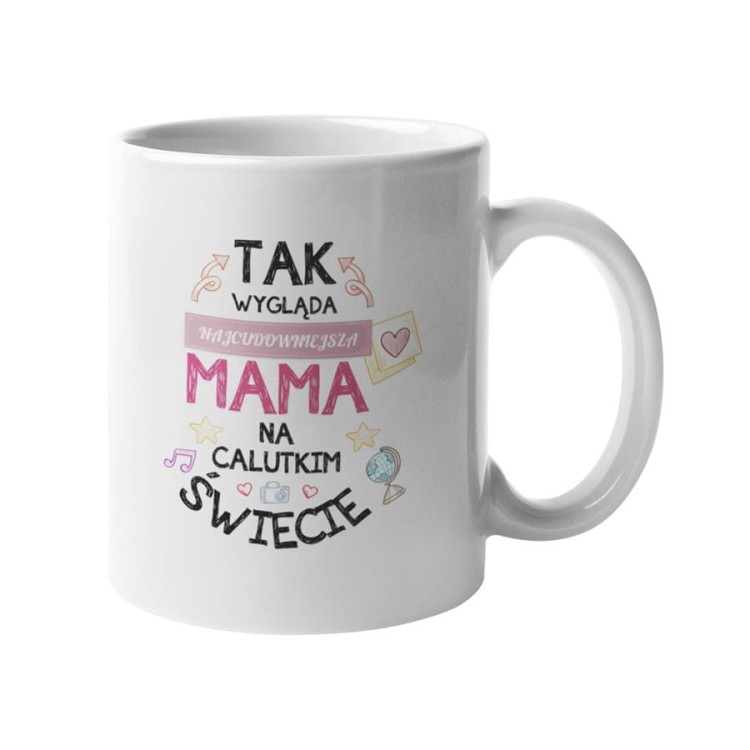Kubek dla mamy prezent na Dzień Matki kubek z napisem Tak wygląda najcudowniejsza mama na całym świecie (2).jpg