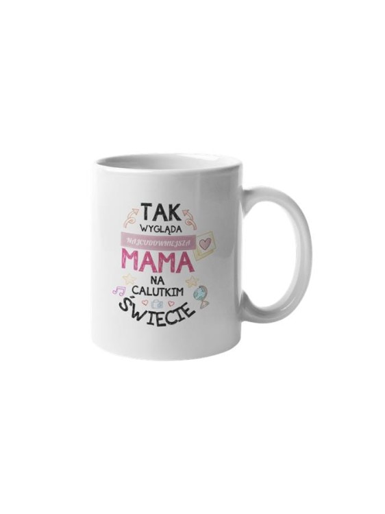 Kubek dla mamy prezent na Dzień Matki kubek z napisem Tak wygląda najcudowniejsza mama na całym świecie (3).jpg