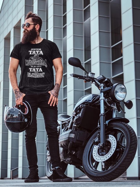 Koszulka dla TATY MOTOCYKLISTĄ BIKERME JESTEM TATĄ MOTOCYKLISTĄ TAKI JAK KAŻDY TATA TYLKO FAJNIEJSZY 5.jpg