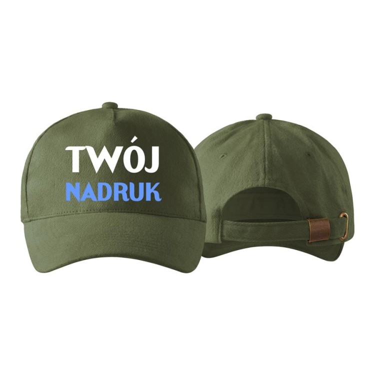 Czapka reklamowa z logo firmy własnym projektem 5 panelowa khaki Czapka unisex 307_09 KHAKI  (1).jpg