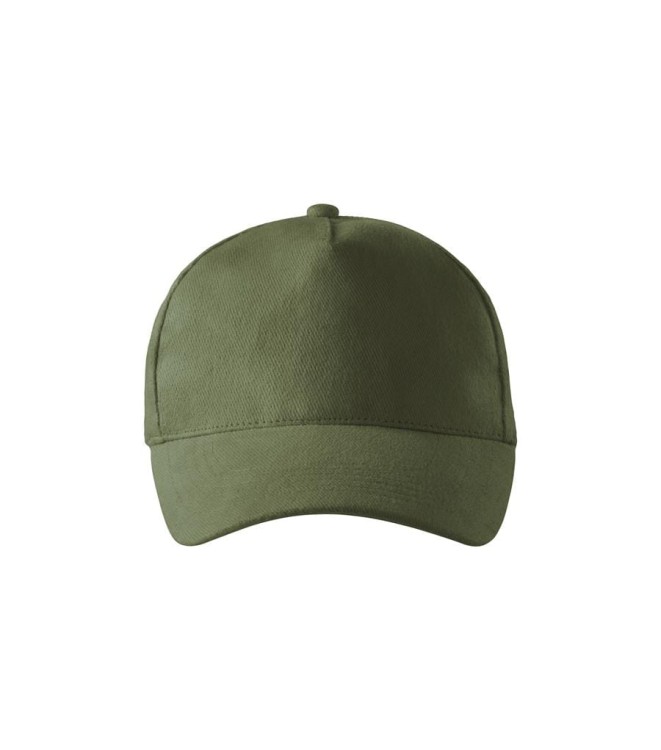 Czapka reklamowa z logo firmy własnym projektem 5 panelowa khaki Czapka unisex 307_09 KHAKI  (2).jpg