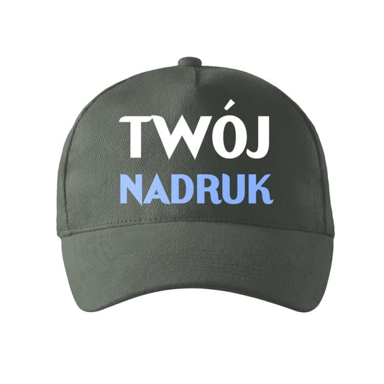 Czapka reklamowa z logo firmy własnym projektem 5 panelowa ciemny khaki Czapka unisex 307_67 CIEMNY KHAKI  (1).jpg