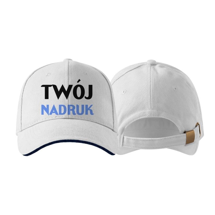 Czapka reklamowa z logo firmy własnym projektem 6 panelowa biały  Czapka unisex 306_00 BIAŁY  (1).jpg