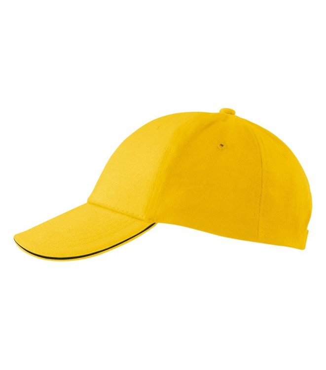 Czapka reklamowa z logo firmy własnym projektem 6 panelowa żółty Czapka unisex 306_04 ŻÓŁTY (5).jpg