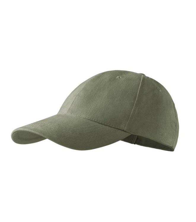 Czapka reklamowa z logo firmy własnym projektem 6 panelowa khaki Czapka unisex 305_09 KHAKI (3).jpg