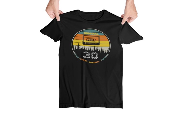 Koszulka na 30 urodziny na TRZYDZIESTKĘ Original 30 premium edition kolor czarny (3).jpg