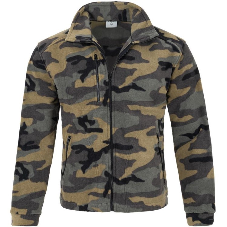 Gruby polar z haftem z wzmocnieniami oraz trzema kieszeniami koloru Camouflage (5).jpg