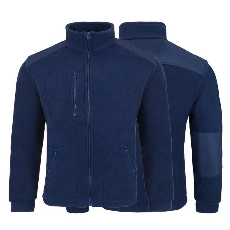 Gruby polar z haftem z wzmocnieniami oraz trzema kieszeniami koloru NavyNavy (4).jpg