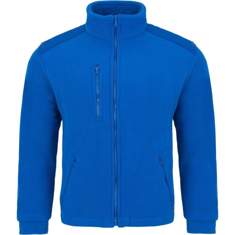 Gruby polar z haftem z wzmocnieniami oraz trzema kieszeniami koloru Royal BlueRoyal Blue (1).jpg