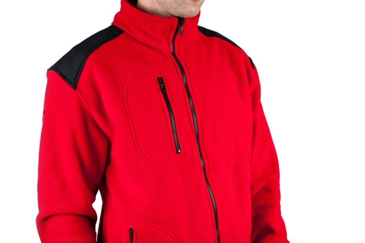 Gruby polar z haftem z wzmocnieniami oraz trzema kieszeniami koloru RedBlack (4).jpg