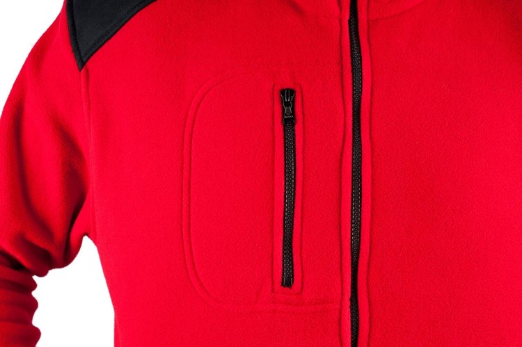 Gruby polar z haftem z wzmocnieniami oraz trzema kieszeniami koloru RedBlack (7).jpg