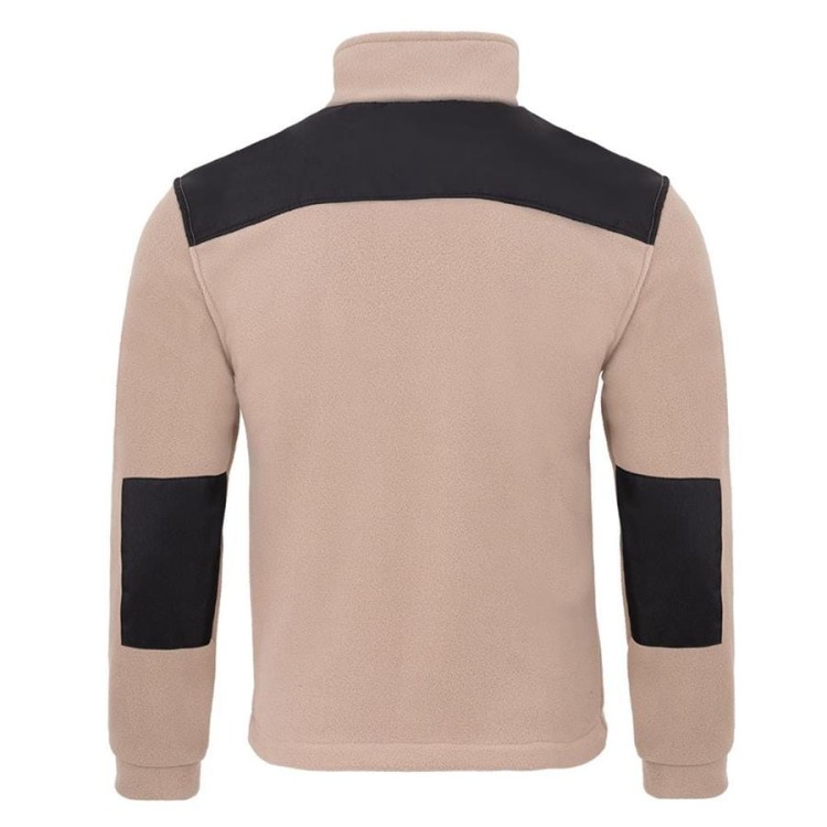 Gruby polar z haftem z wzmocnieniami oraz trzema kieszeniami koloru SandBlack (3).jpg