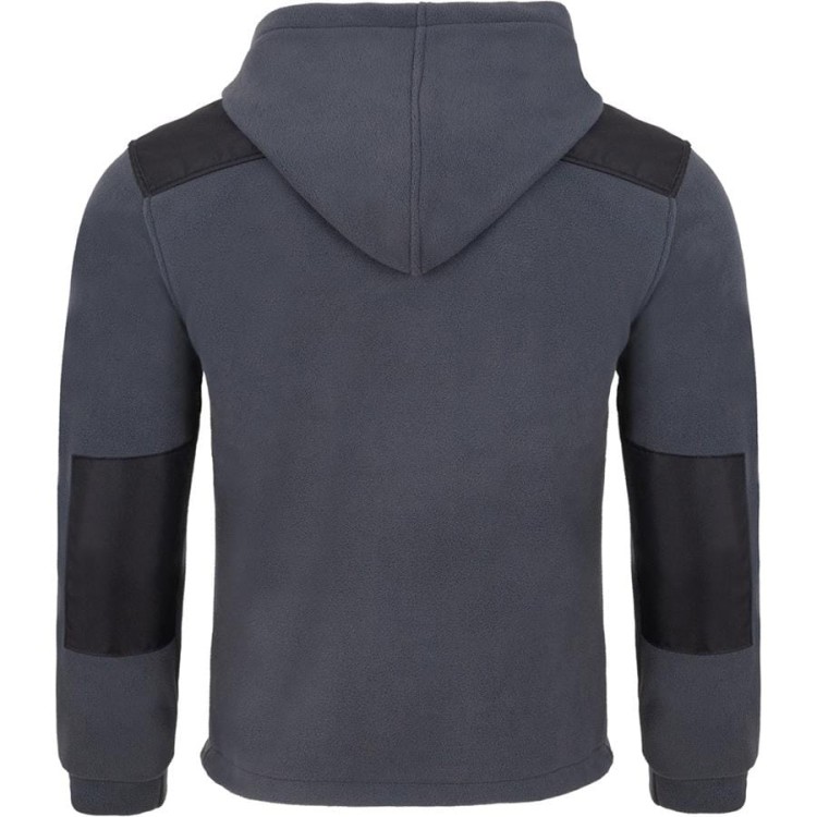 Gruby polar z haftem z odpinanym kapturem, z wzmocnieniami oraz trzema kieszeniami koloru GraphiteBlack (2).jpg