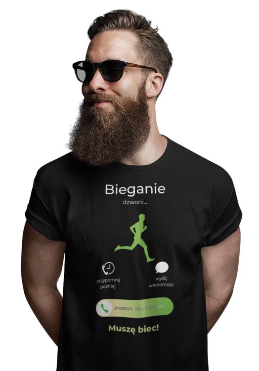 KOSZULKA BIEGANIE DZWONI . MUSZĘ BIEC. KOSZULKA DLA BIEGACZA (3).jpg