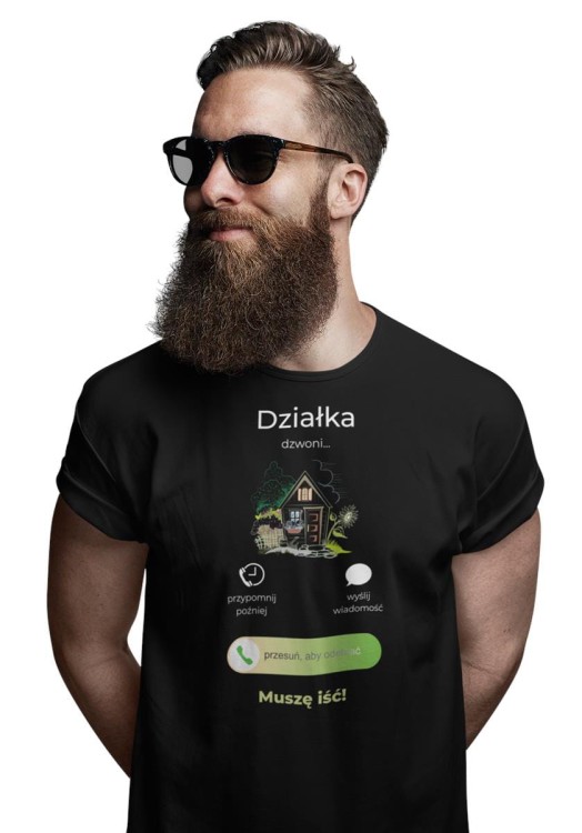 KOSZULKA DZIAŁKA DZWONI. MUSZĘ IŚĆ. KOSZULKA DLA DZIAŁKOWCA (2).jpg