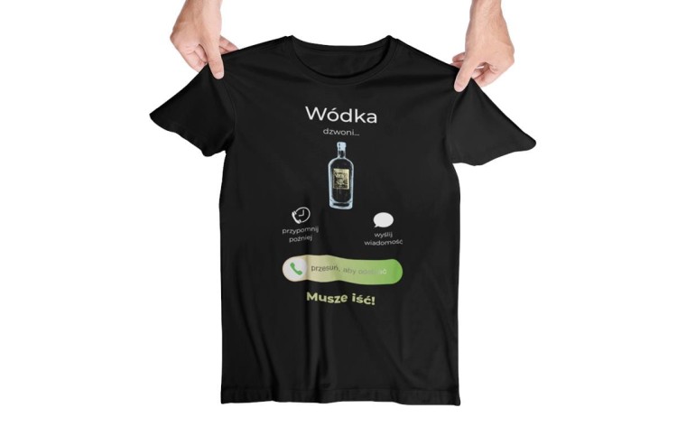 KOSZULKA WÓDKA DZWONI. MUSZĘ IŚĆ. KOSZULKA DLA IMPREZOWICZA (1).jpg