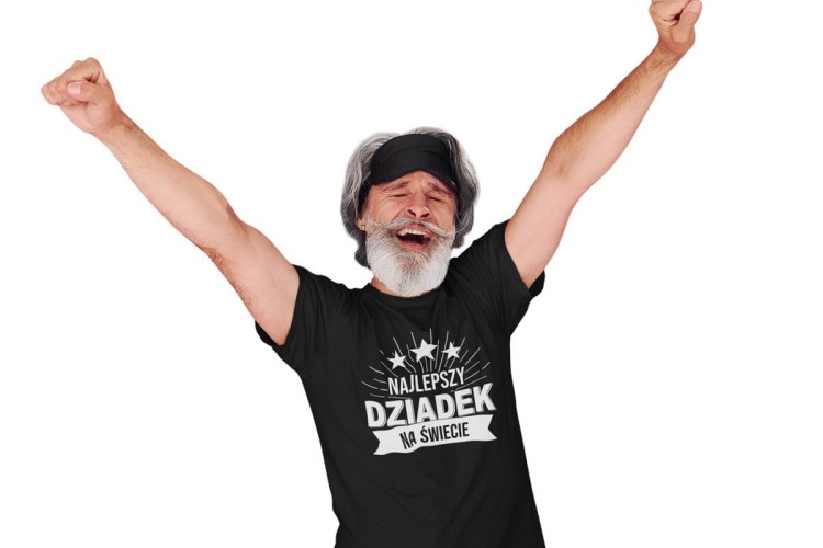 Koszulka dla Dziadka zestaw z kubkiem i koszulką na prezent z napisem Najlepszy dziadek na świecie w kolorze czarnym (3).jpg