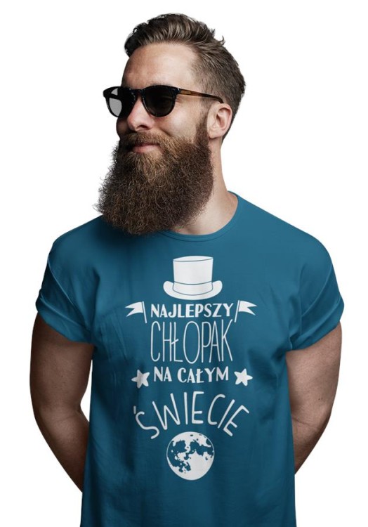 Koszulka dla Chłopaka w zestawie z kubkiem z nadrukiem Najlepszy Chłopak na .jpg