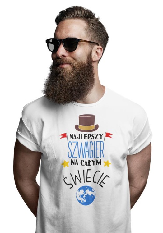 Koszulka dla Szwagra w zestawie z kubkiem z nadrukiem Najlepszy Szwagier na całym.jpg