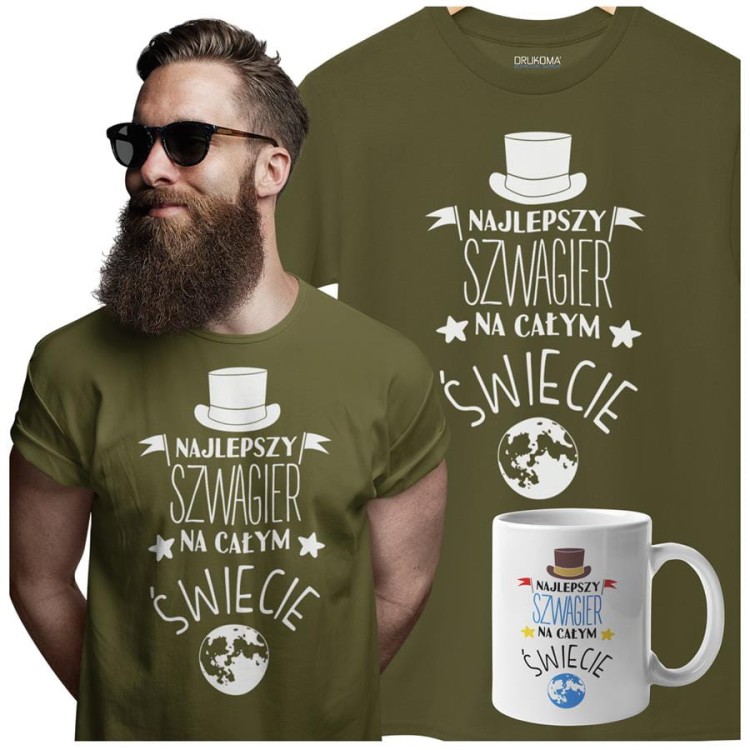 Koszulka dla Szwagra w zestawie z kubkiem z nadrukiem Najlepszy Szwagier na całym (4).jpg