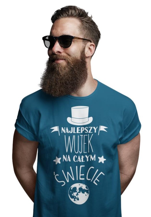 Koszulka dla Wuja w zestawie z kubkiem z nadrukiem Najlepszy Wuja na całym świ.jpg