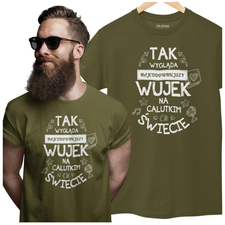 Koszulka dla Wujka modny prezent na Urodziny stylowa koszulka z napisem Tak wygląda najcu (3).jpg