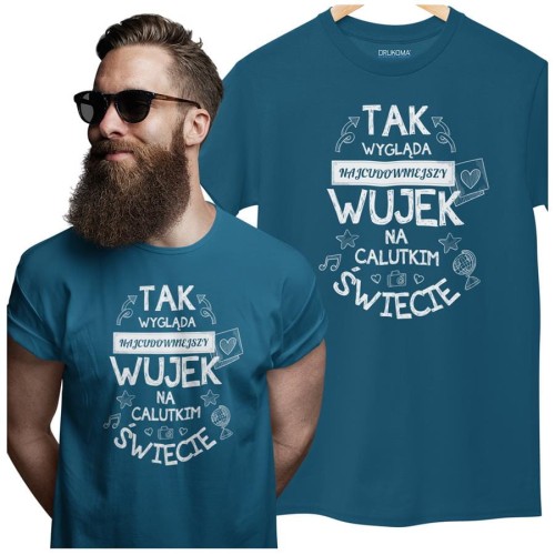 Koszulka dla Wujka modny prezent na Urodziny stylowa koszulka z napisem Tak wygląda (3).jpg
